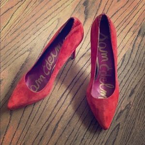 Sam Edelman Celia Pumps Rust Red